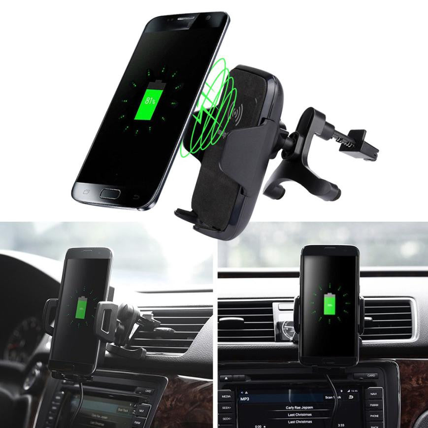 Car-charger Mount Wireless Charger Vehicle Dock Charging Dock for Samsung Galaxy S8 / S8 Plus