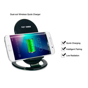 2017 Qi Fast Wireless Charger 5V 1.5A Quick Charge For Samsung Galaxy S8/S8 Plus